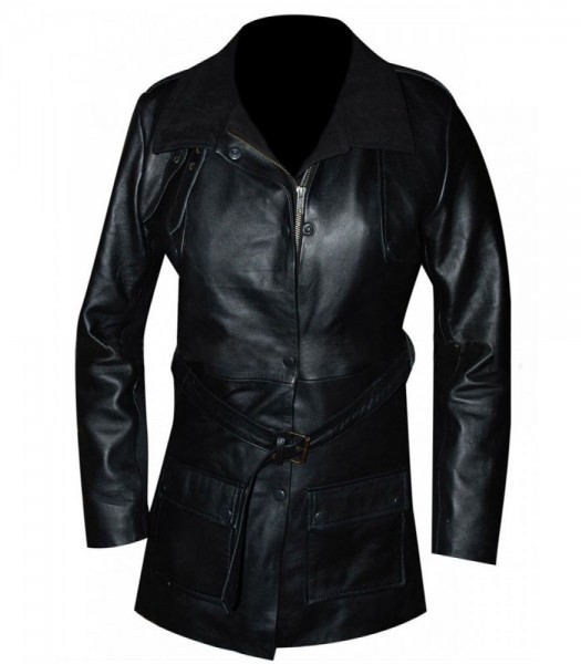 Chicago P.D Erin Lindsay (Sophia Bush) Black Leather Coat